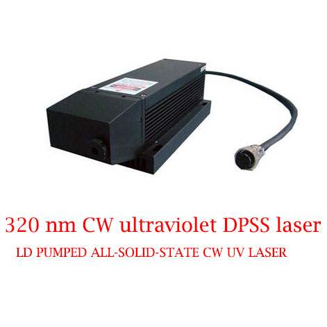 Best Reliability And Lifetime 320nm CW Ultraviolet DPSS Laser 1-20mW